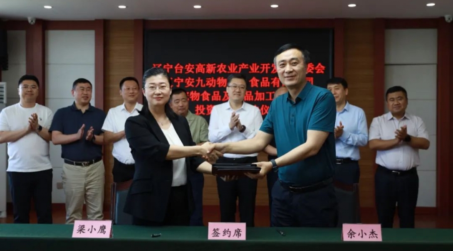 枝繁巢暖引鳳棲 蓄勢(shì)賦能促發(fā)展-九股河食品繼續(xù)加深精細(xì)化加工產(chǎn)業(yè)，與青島雙安生物開(kāi)展寵物食品項(xiàng)目合作